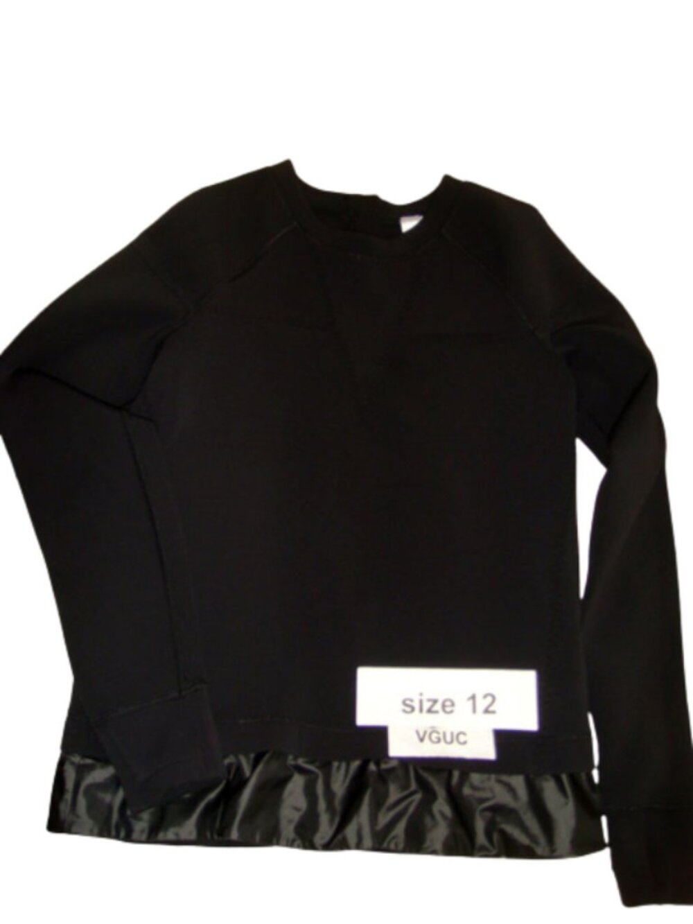 Ivivva Girl by Lululemon 🍋Star Gazer Spacer black pullover thumbholes size 12